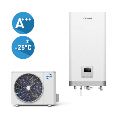 Airwell Wellea Split 4,25/4,5kW šilumos siurblys oras/vanduo