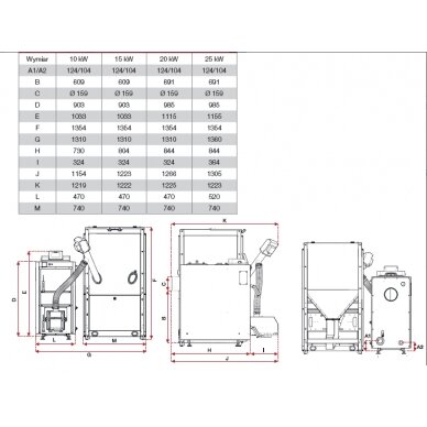 Defro Delta Ekopell 15kW granulinis katilas 1