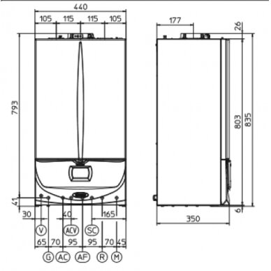 Immergas Victrix Superior 32 X 2 ErP 32kW kondensacinis dujinis katilas 1