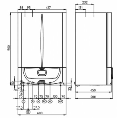 Immergas Victrix Zeus Superior 35 28.2kW kondensacinis dujinis katilas 1