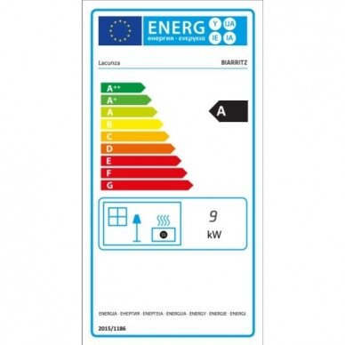 Ketinė krosnelė Lacunza Biarritz II 9,0kW 6