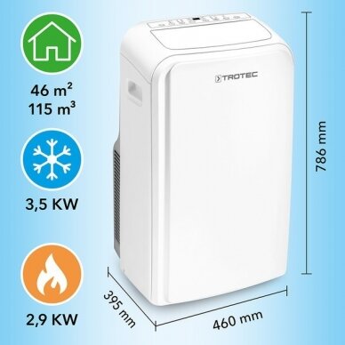 Mobilus oro kondicionierius Trotec PAC 3500 SH 3
