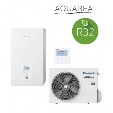 Panasonic Aquarea 7kW oras-vanduo šilumos siurblys