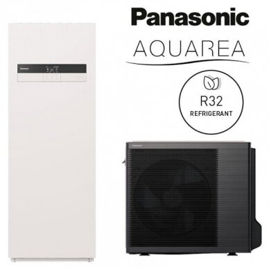 Panasonic Aquarea "Viskas viename" K kartos šilumos siurblys WH-ADC0309K6E5 / WH-UDZ07KE5